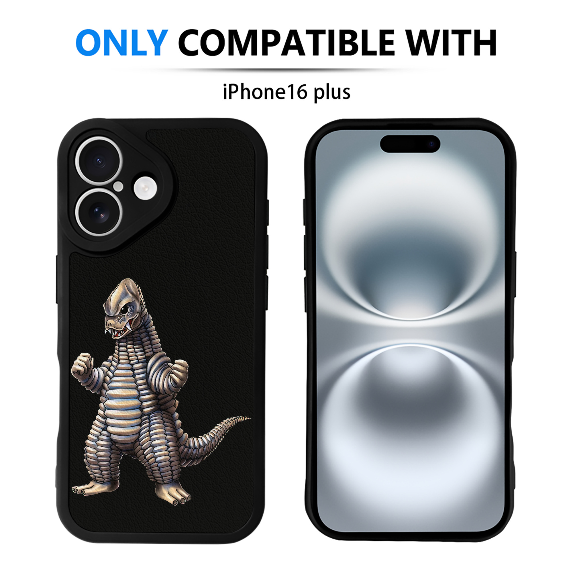 （画像用） ウルトラマン Ultraman 【iPhone 16シリーズ対応】シリコンスマホケース（レザー調） 材質：シリコン